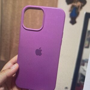 Apple Lavender Silicone Phone Cover